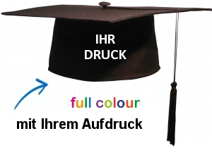 Square Caps® mit Aufdruck